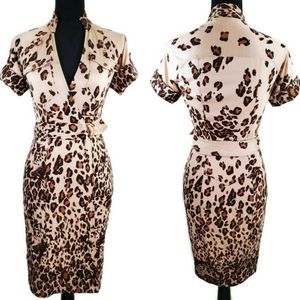 Diane Von Furstenberg Anoush 100% Silk Wrap Dress